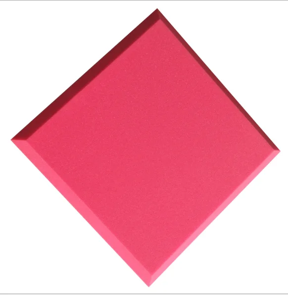 Flat sound  proof foam panel 50x50x5cm for music studio room acoustic panel multi color