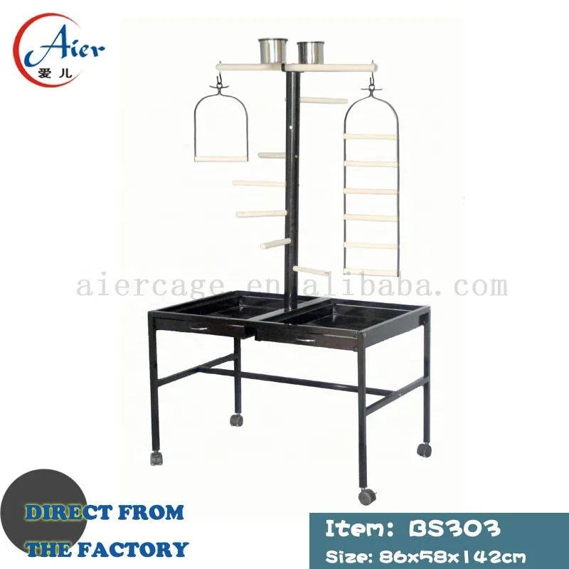 Wrought Iron Cages Breeder Accessories Acrylic Finches Hanging Stand Folding For Birds Breeding Flight Extra Large Bird Cage