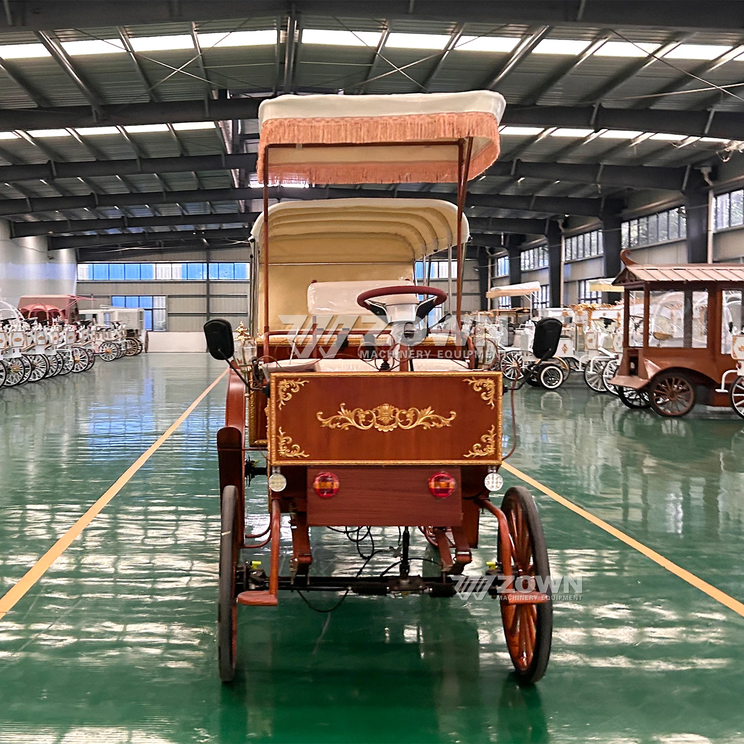 Sightseeing Carriage Elegant Factory Price Wedding Tourist Electric Sightseeing Carriage/Horse Drawn Carriages for Sale