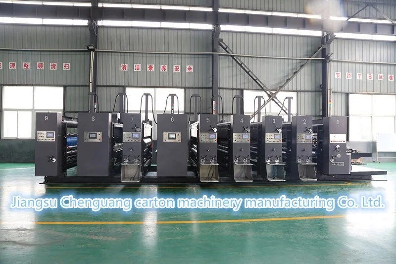 Automatic High Speed Flexo Carton Print Machine