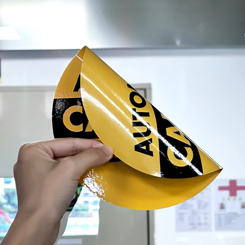 Wholesales Double Side Printed Window Sticker High Quality Study UV Resistant Vinyl Waterproof Adhesive Label Car Window Use