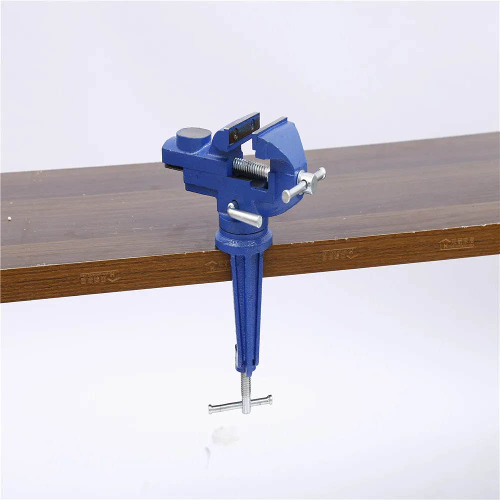 
Fixed table vise with drill clamp Drill Clamp Fixed Table Vise Universal Bench Vise 