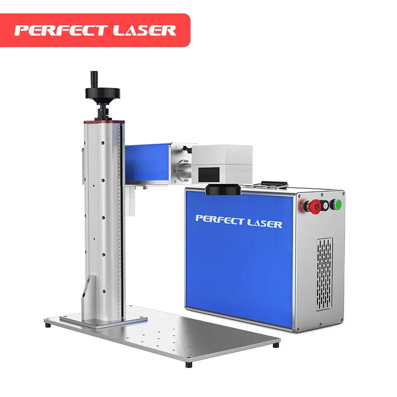 Perfect Laser 20w 30w 50w  max raycus Jpt   fiber laser marking /engraving machine  for flat and round metal and hard plastic