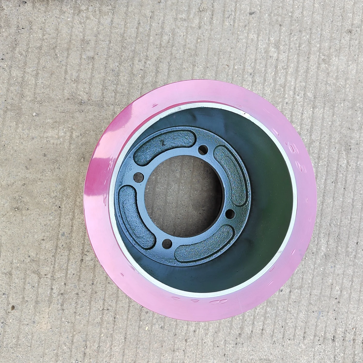 red color iron drum 10 inch SBR NBR rice rubber rollers for rice husker