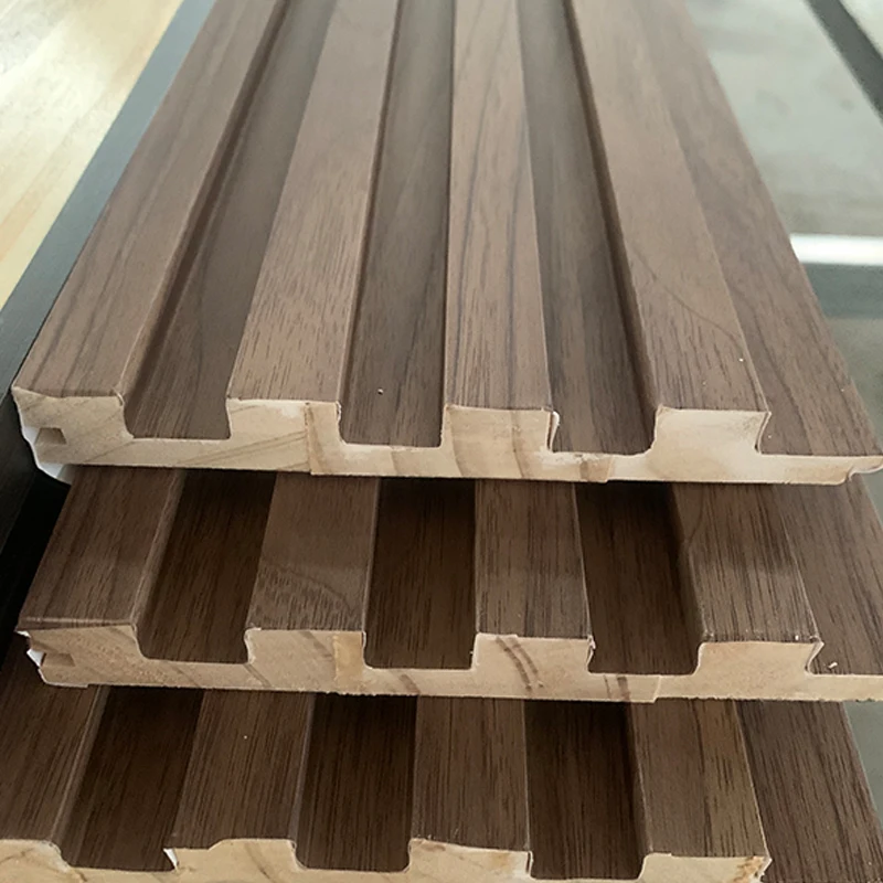 easy installation 3d decorative interior panel wpc wall wood PVC laminate decorative wall claddin panels