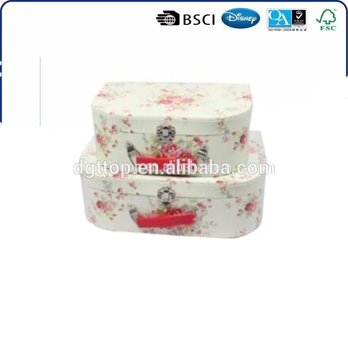 FSC & BSCI factoty directly produce Paper Cardboard Suitcase