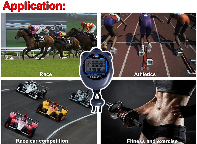 Оптовая продажа, водонепроницаемые спортивные большие цифровые часы-Секундомер