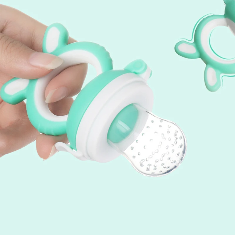 vegetable feeder wholesale chewing fruit bag food graded toddle silicone feeding teether pacifier feeder