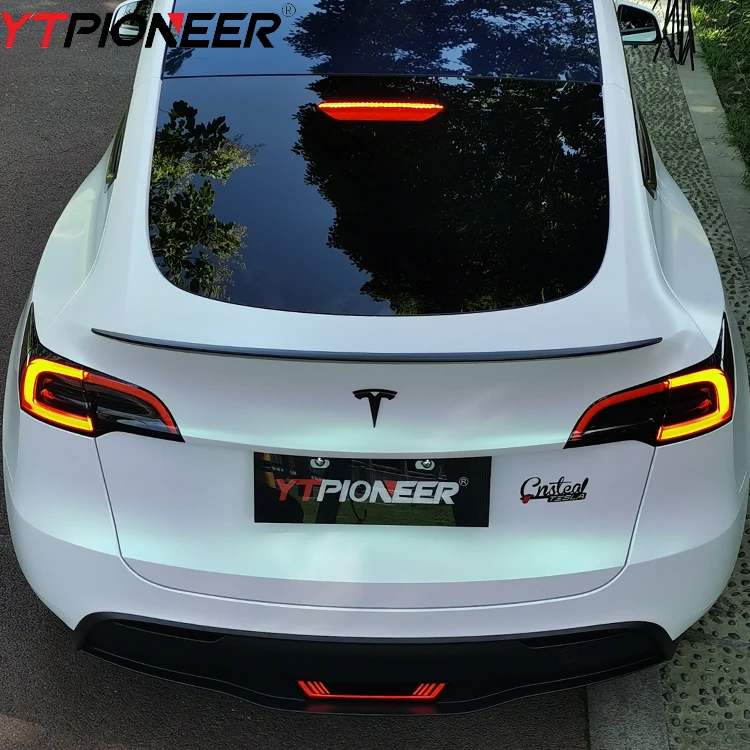 YTPIONEER Brand ABS PC Led Brake Light Anti Collision Pilot Light  Rear Tail Lamp For Tesla Model Y