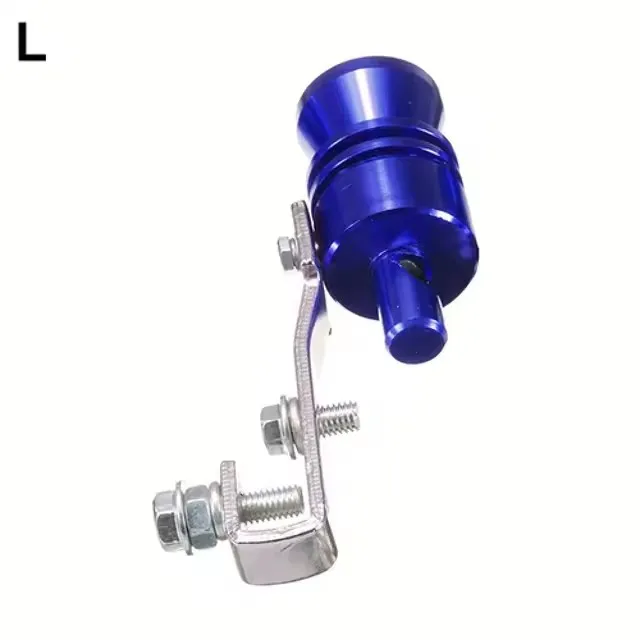 Car Universal Turbo Sound Muffler Exhaust Pipe Blow-off Vale Simulator Whistle Blue Size S/M/L/XL valve Tip Simulator Whistler
