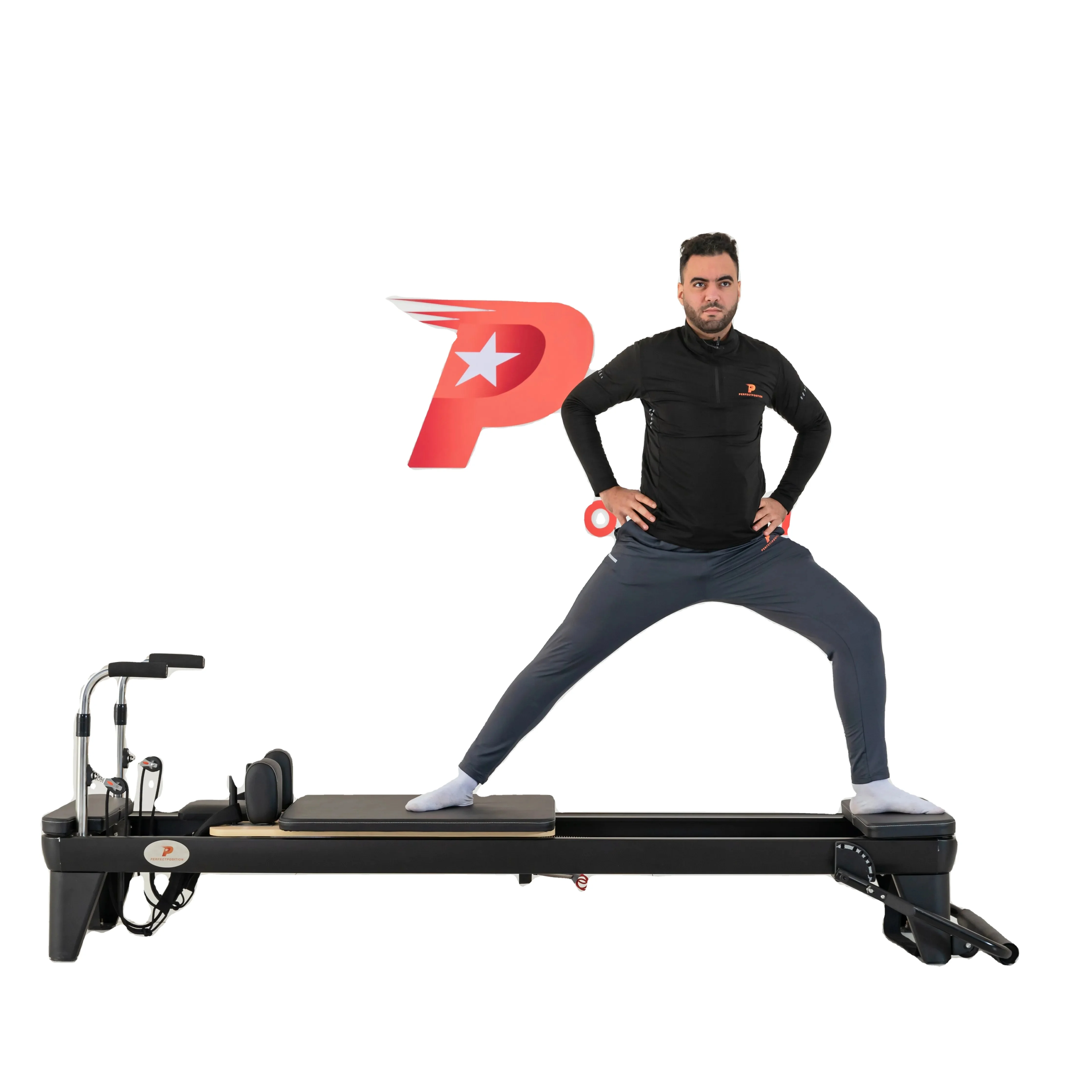 Factory price white core bed Balanced reformer white frame Plank Bars Aluminum pilates reformer