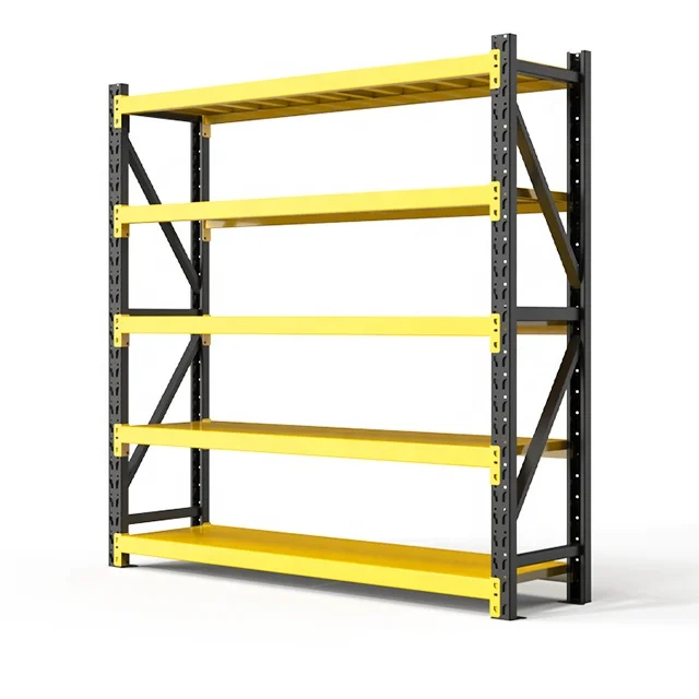 Stacking Heavy Duty Shelf Industrial Warehouse Storage Pallet Rack Shelf Storage Upright Heavy Duty
