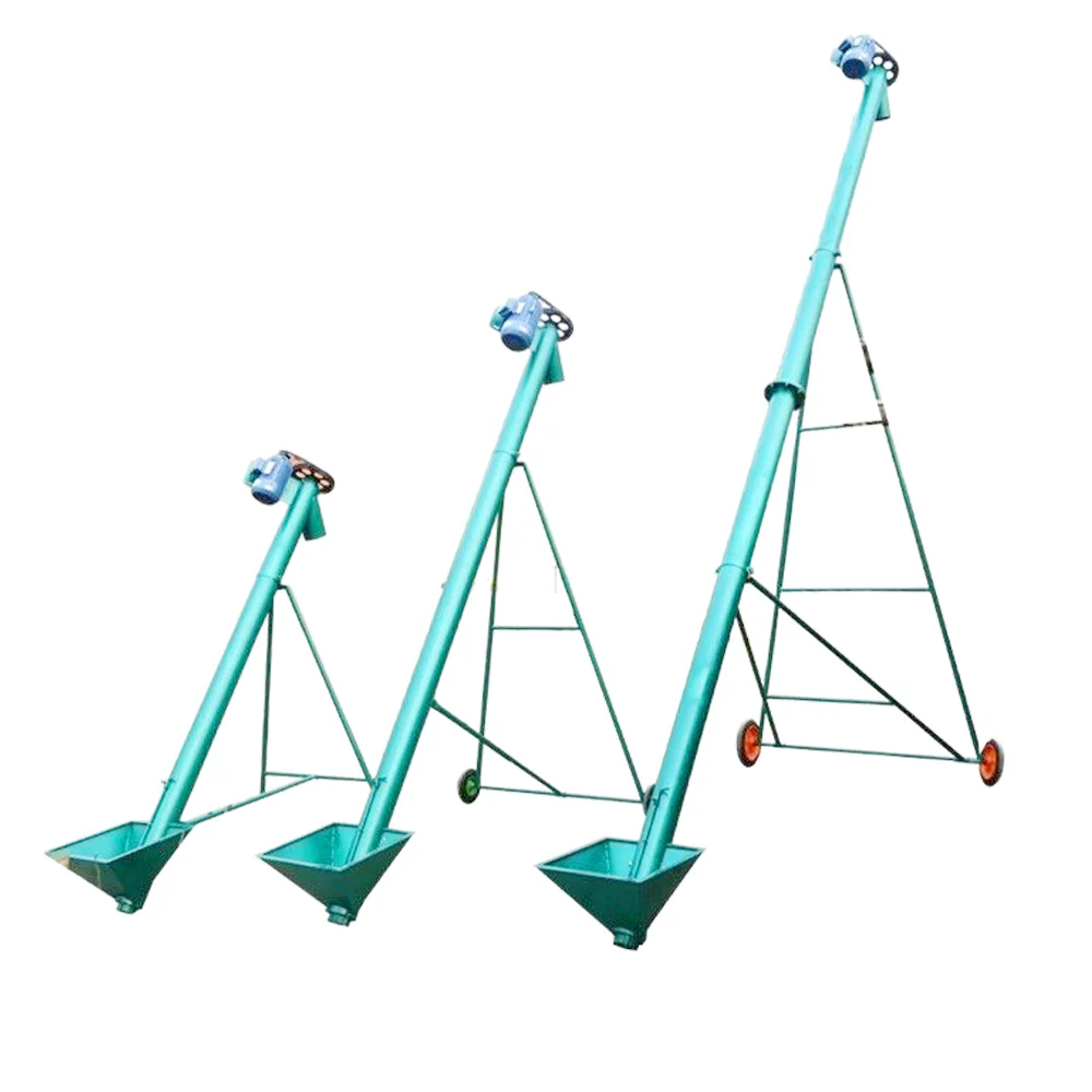 Automatic Small Screw Conveyor Screw Conveyor Stainless Steel Customized  Screw Conveyor