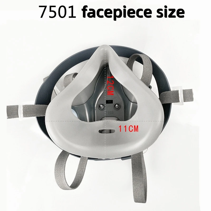 UT 7503 Proteccion Personal Equipo De Proteccion Personal Respiratory 7503 Half Face Gas Mask Large Size Respirator