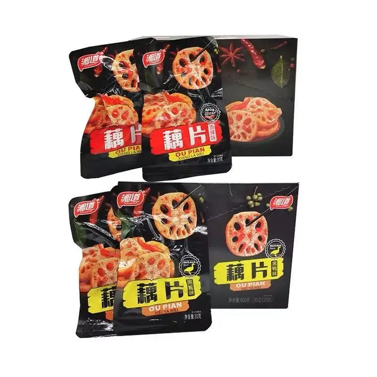 
Wholesale healthy Chinese specialty snacks sweet and spicy pickled pickles organic vegetables lotus roots lotus root slices 