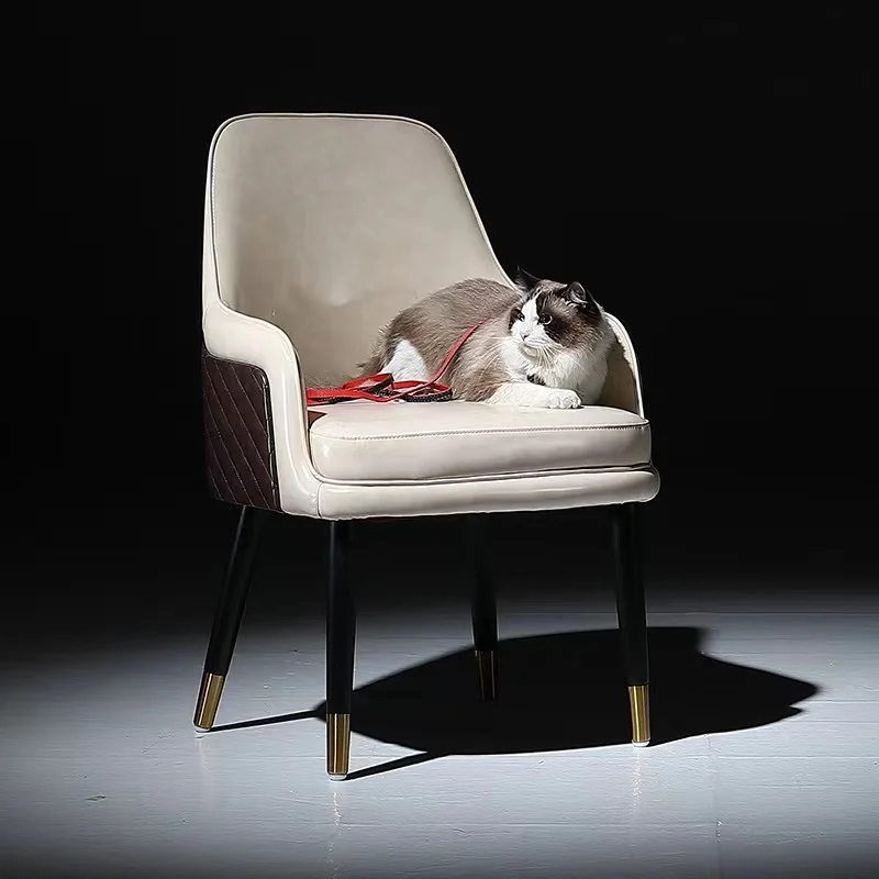 Роскошные обеденные стулья в скандинавском стиле из массива дерева дачи для ресепшн и переговоров высококачественные кресла