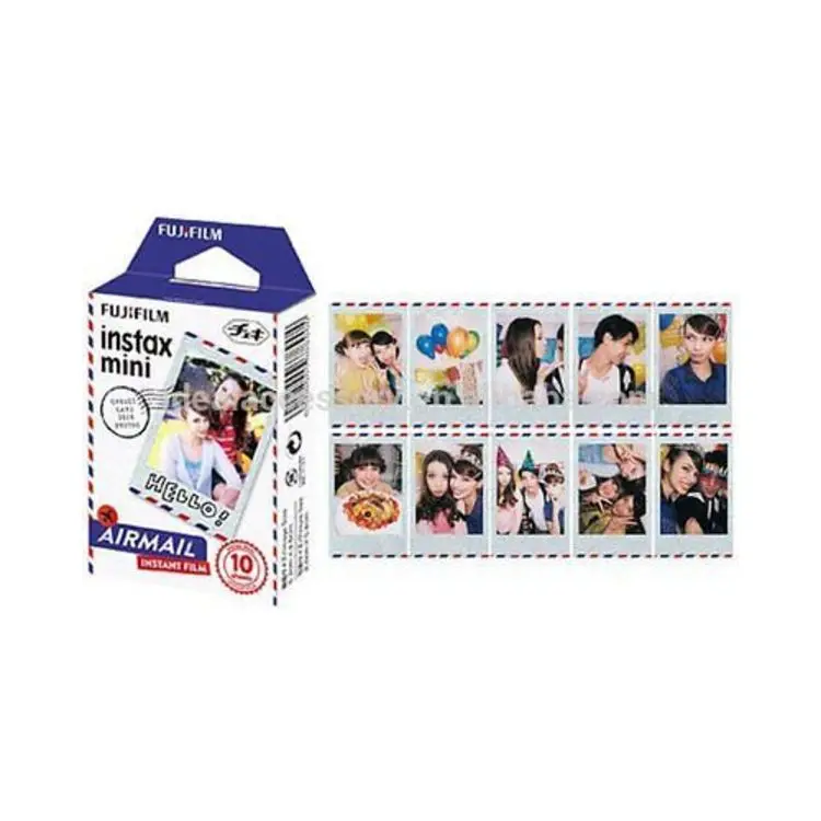 FUJIFILM instax mini airmail instant film credit card photo size
