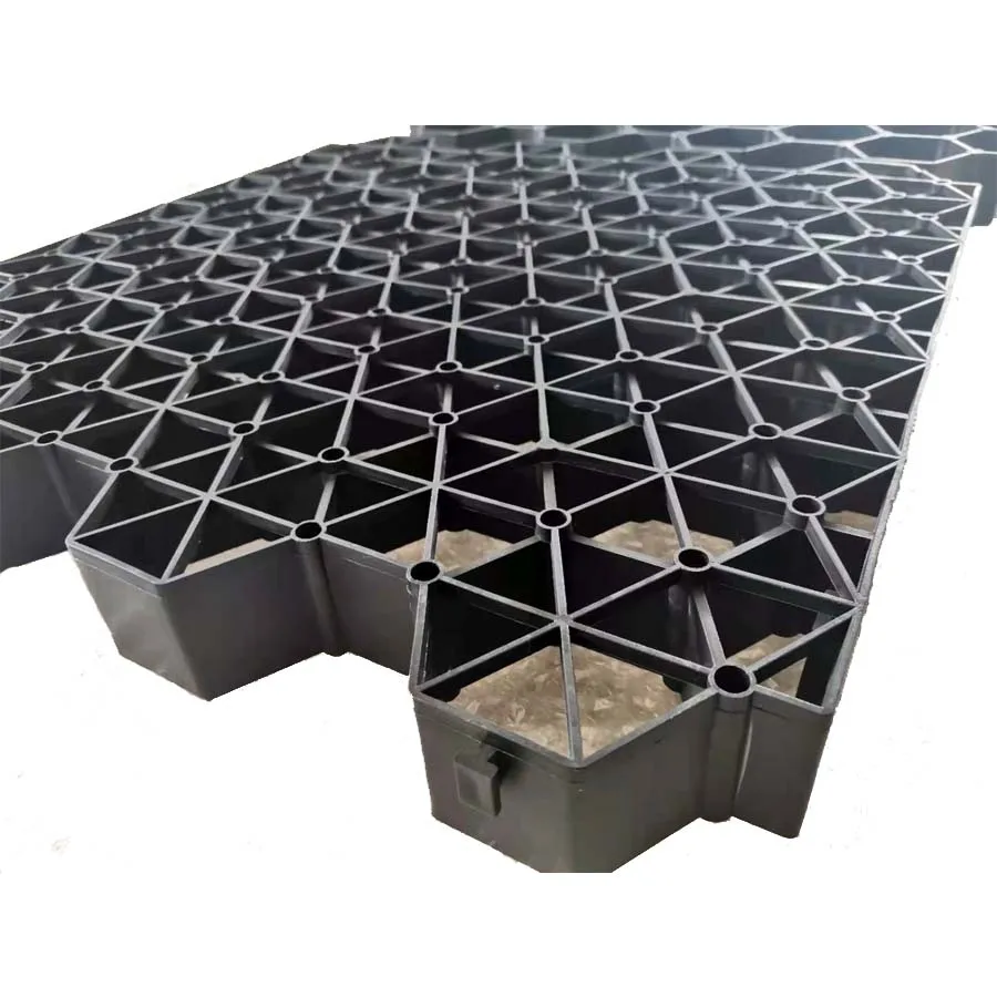 black paver grid