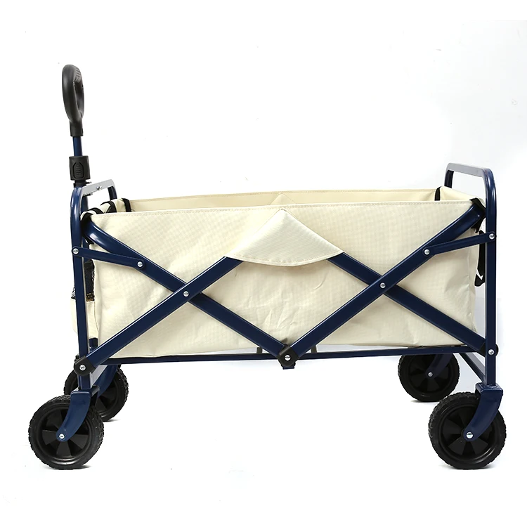 Outdoor Foldable Camping Wagon Steel Frame Garden Beach Trolley /Beach Wagon /Cart