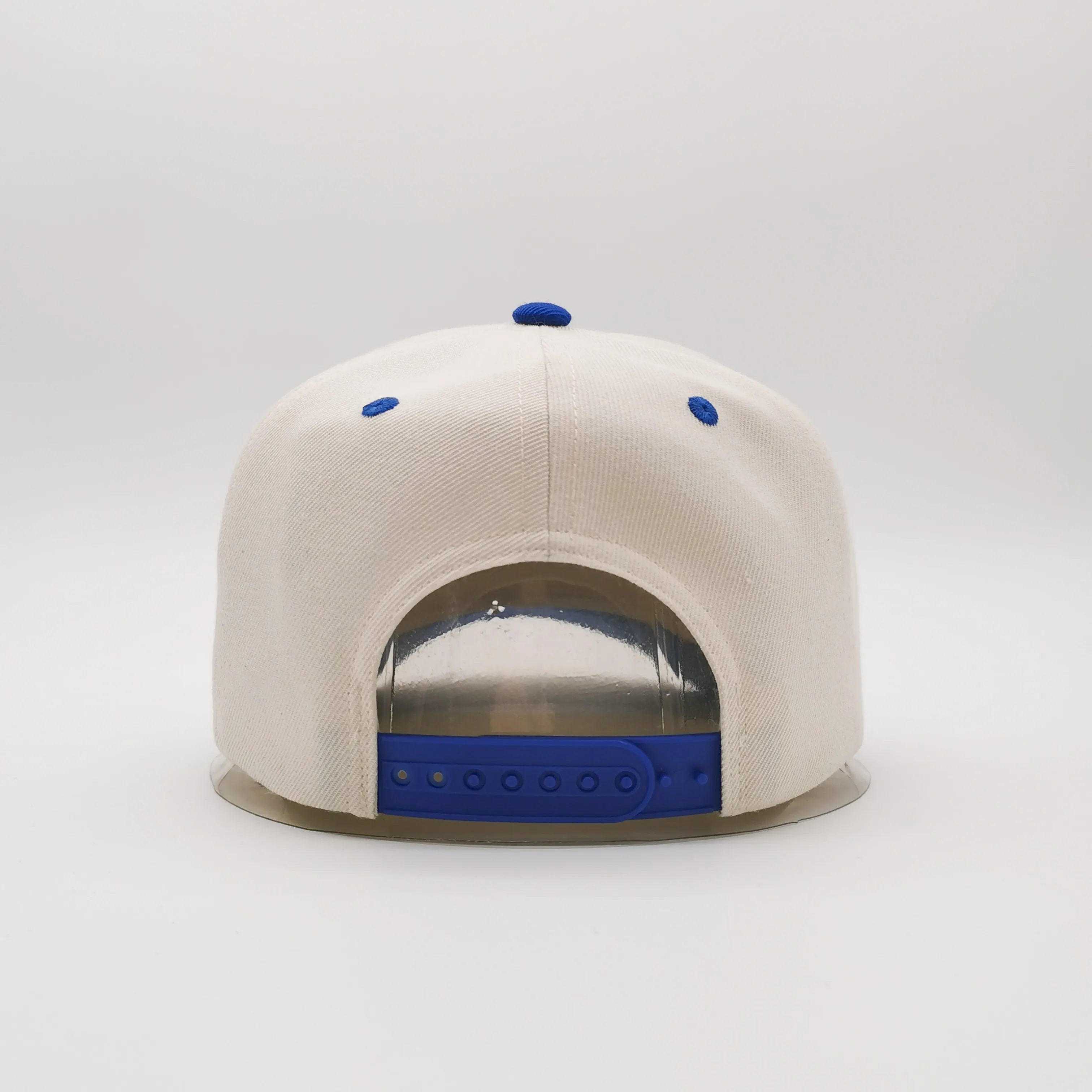 New Trend Structured 5 Panel Two Tone Curved Bill Custom Embroidery Logo Baseball Cap