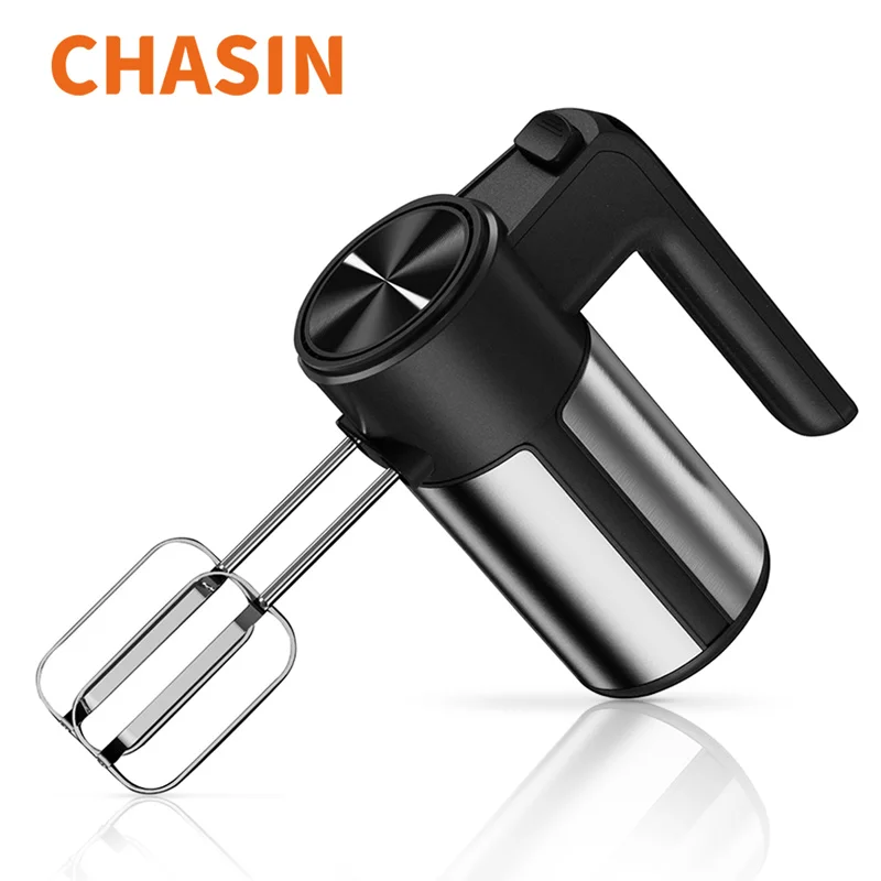 CX-6682 6 Speed Turbo 300W Home Kitchen Appliances Digital Display SS Stainless Steel Food Egg Beater Electric Hand Held Mixer