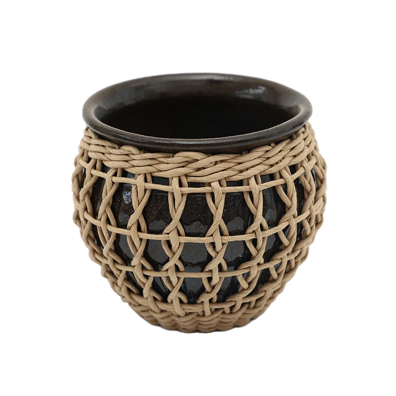 Round Flower Pots Planter Garden Pot Orchid Succulent Ceramic Wholesale Nordic Modern for Indoor Plants Carton Box Plant Holder