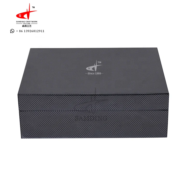 
custom glossy lacquer black jewelry accessories wooden watch box 