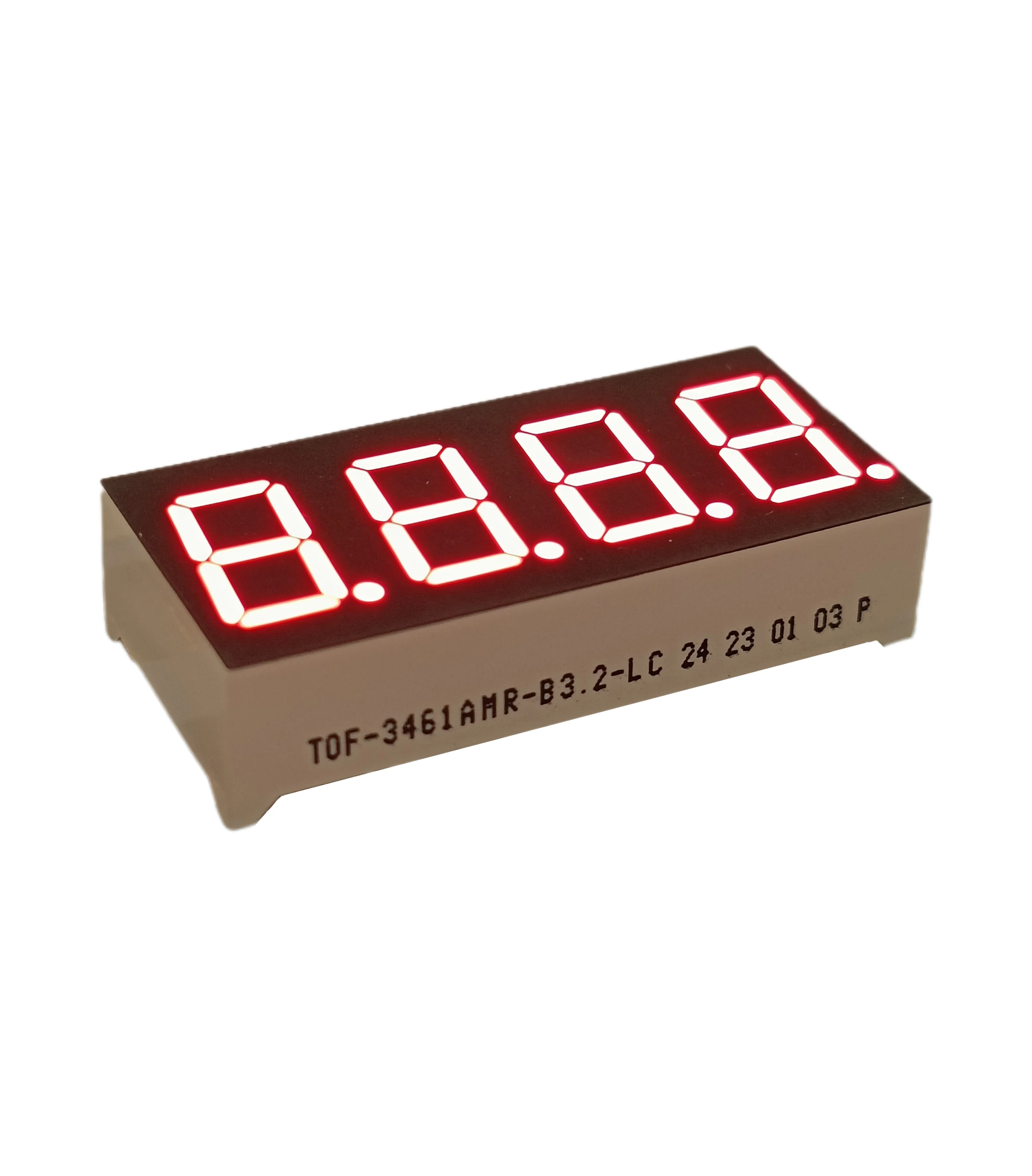 Hot Selling Ultra Red Digital Display Screen 4 Digit LED Module Display 14*30*7.2Mm LED 7 Segment Display