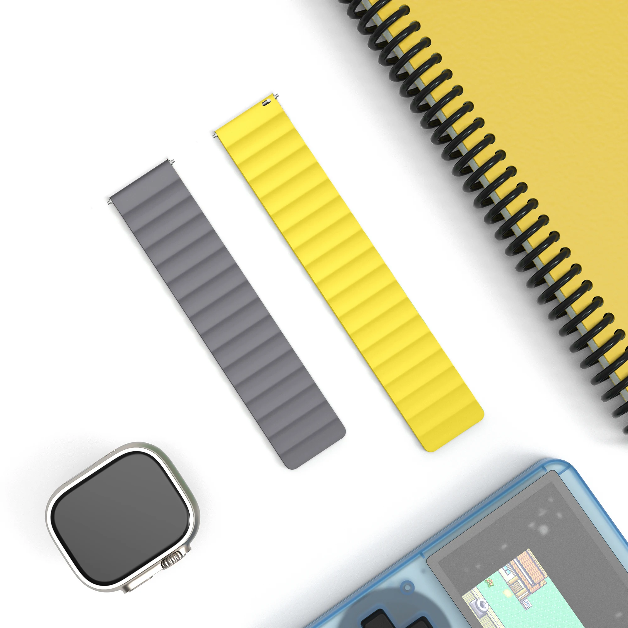 RYB 22mm Quick Release Band for Fossil Gen 5 Carlyle Julianna Garrett, 20mm Silicone Magnetic Strap for Fossil Q Commuter Hybrid