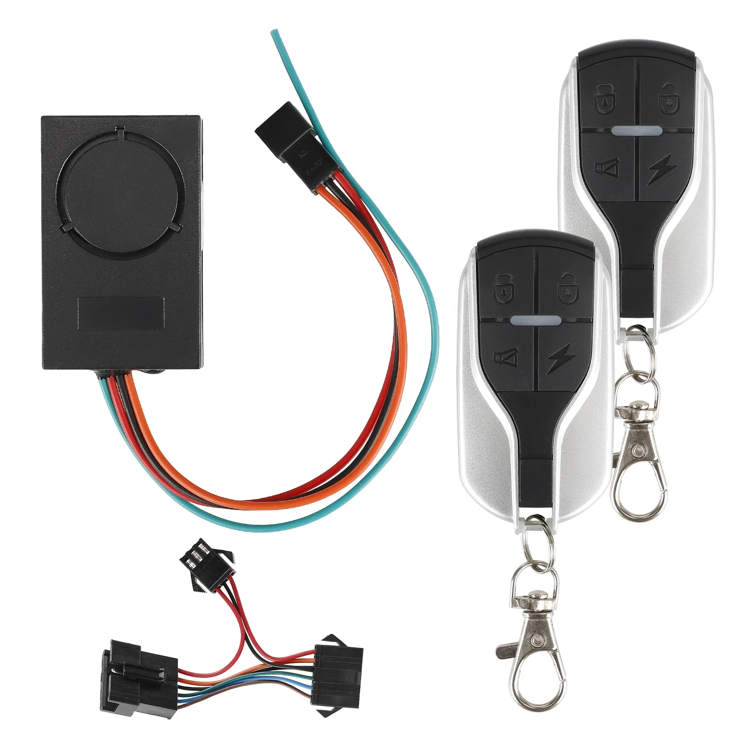 Electric Scooter AntiTheft Device Vibration Alarm System Waterproof Vehicle Search Function With Remote Controller For Dualtron