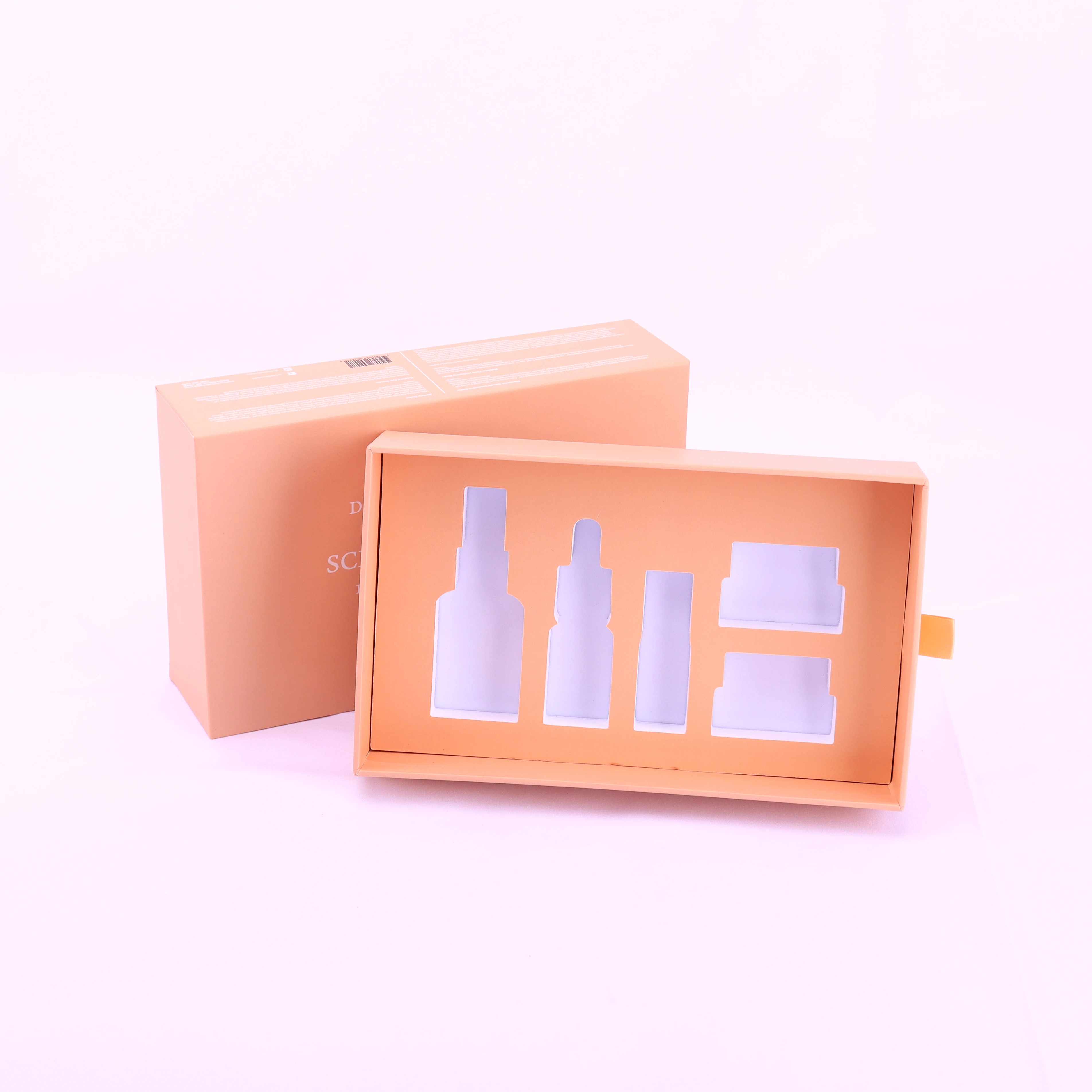 Brivote custom design cute drawer paper nail tip box mini lipgloss packaging box perfume makeup set cosmetic gift paper boxes