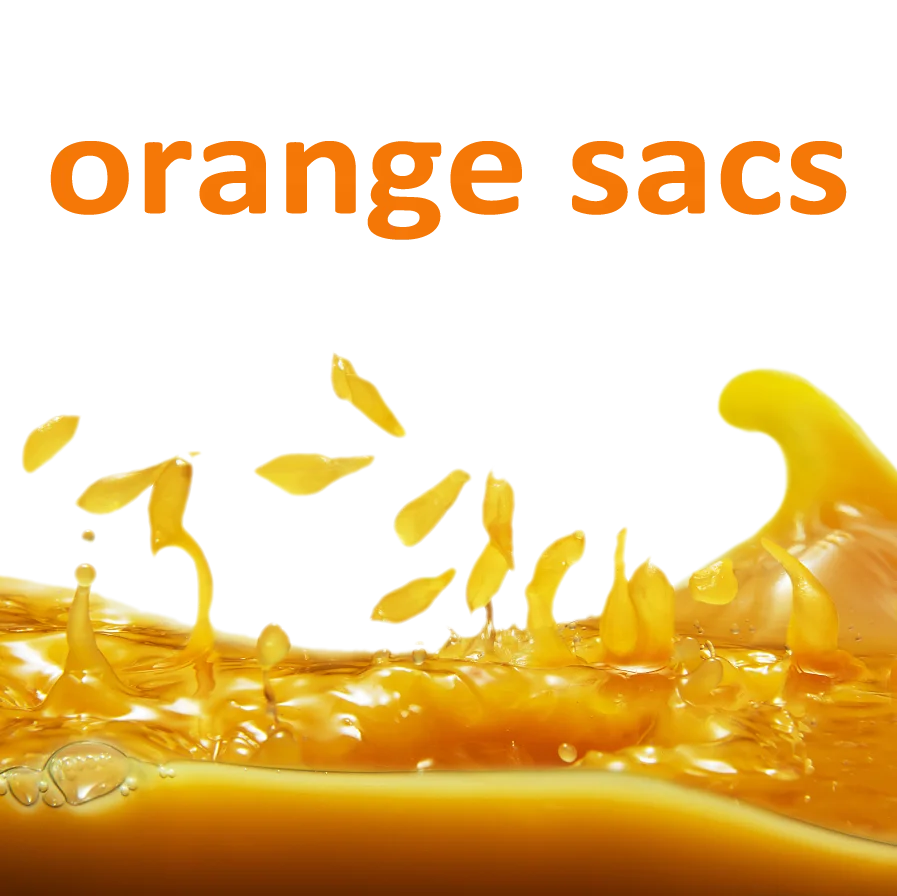 Концентрат апельсинового мешка и целлюлозы