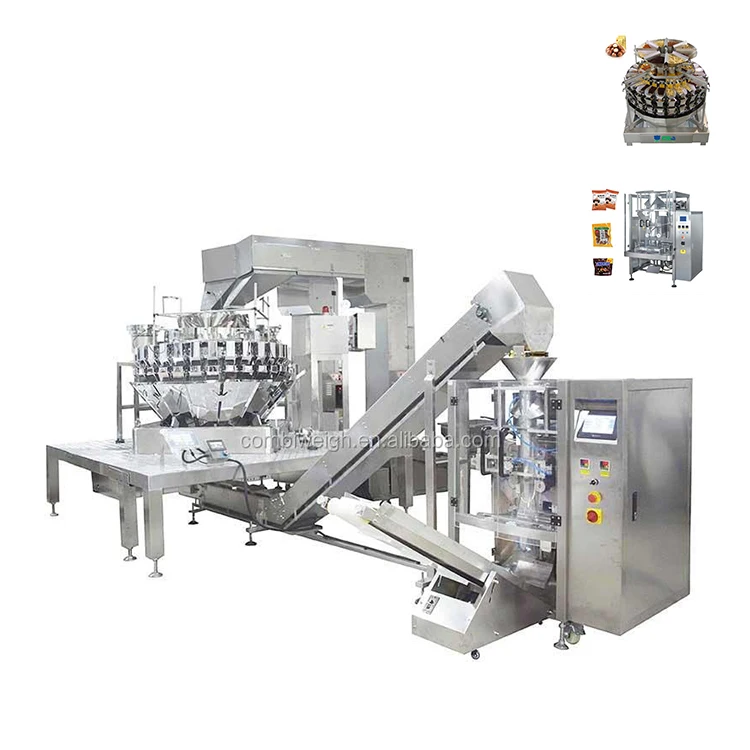 High accuracy 24 heads multihead weigher weighing packing machine for mixed product sunflower seeds lollipop
