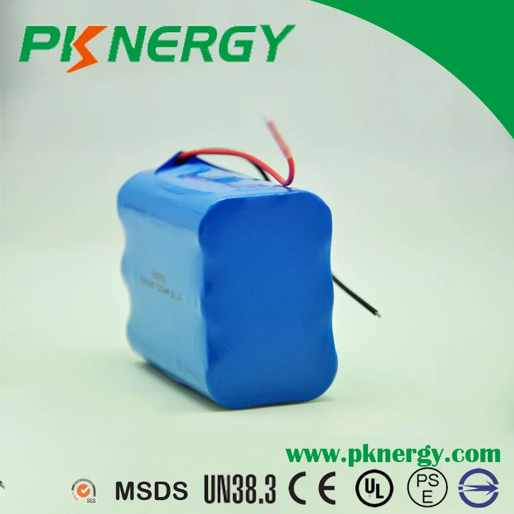 PKNERGY rechargeable 18650 3S2P lithium ion 11.1v 5200mah 6000mah 6700mah li-ion battery pack