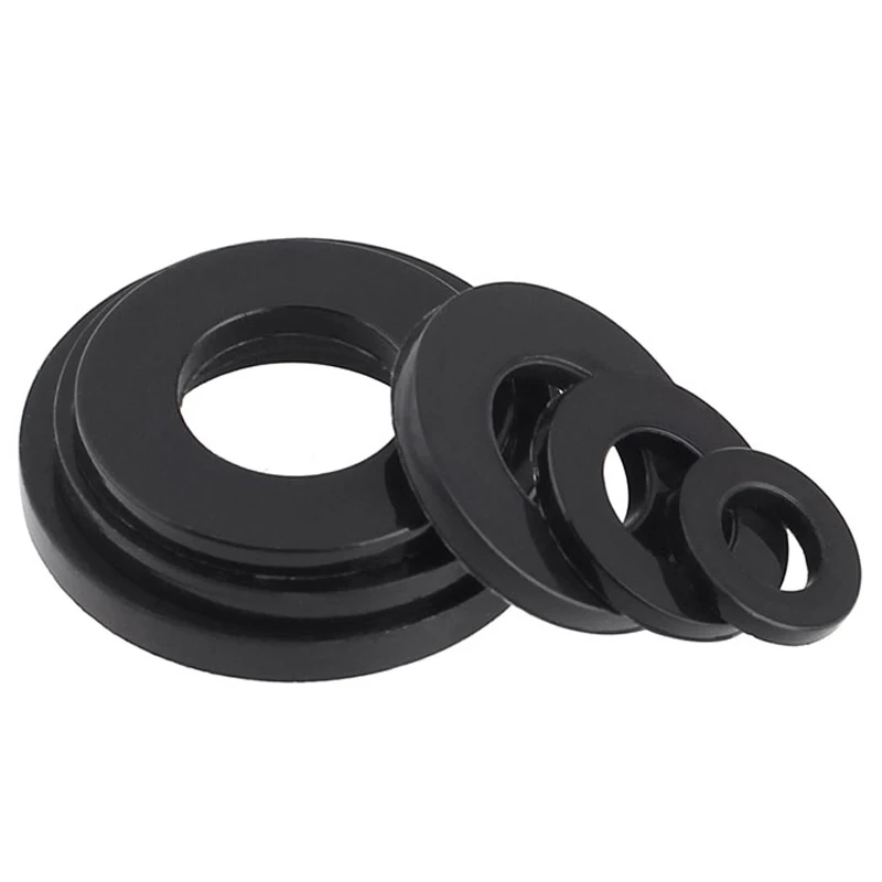 Carbon Steel Grade Class 4.8 8.8 10.9 12.9 Black Oxide Phosphated Plain Shim Flat Washer Gasket DIN125