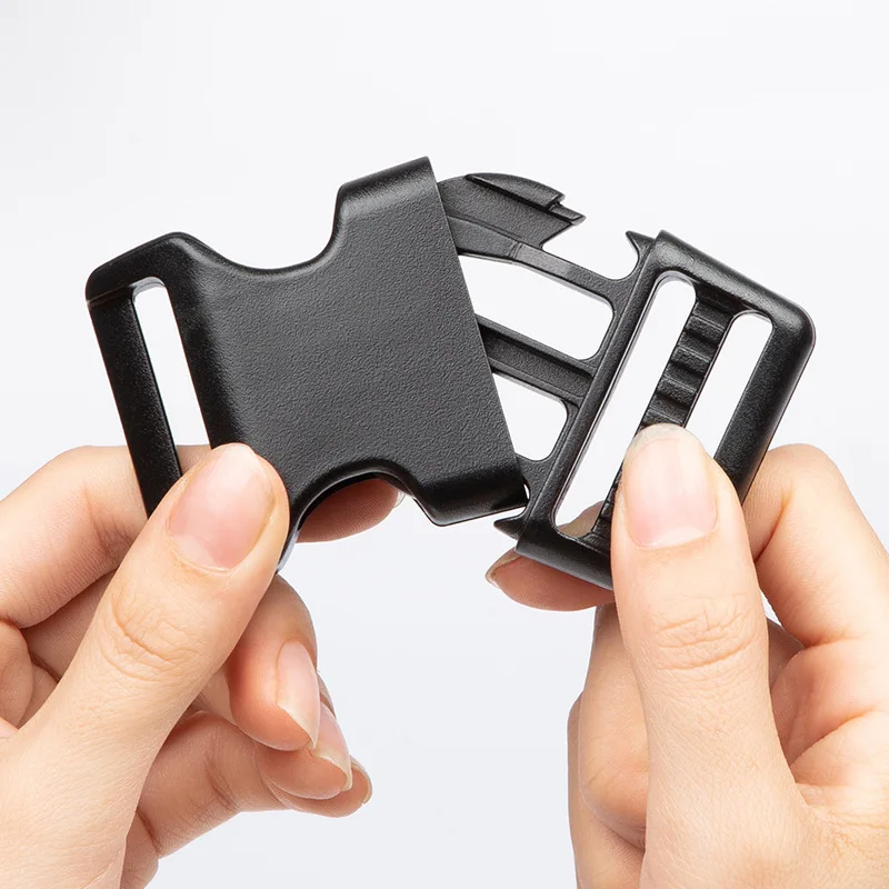 Wholesale Quick Side Release Buckles Dual Adjustable Plastic Buckle for Bag Webbing