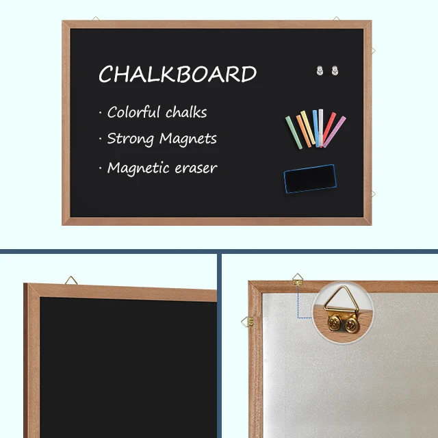 Магнитная Классная доска с деревянным каркасом