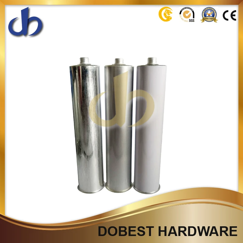 Empty PUR Hot melt Sealant Aluminum Packing Tube 0.31L Cartridge