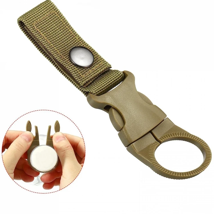 Hanging Buckle Mineral Water Bottle Clip Drink Holder Drinks Bottle Buckle For Camping Hiking Traveling Outdoor
