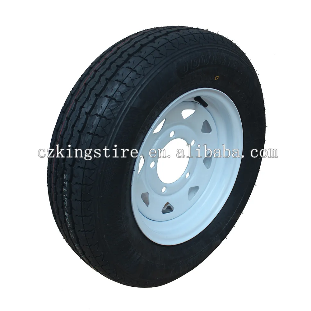hot sale ST175/80R13  radial tire with steel wheel