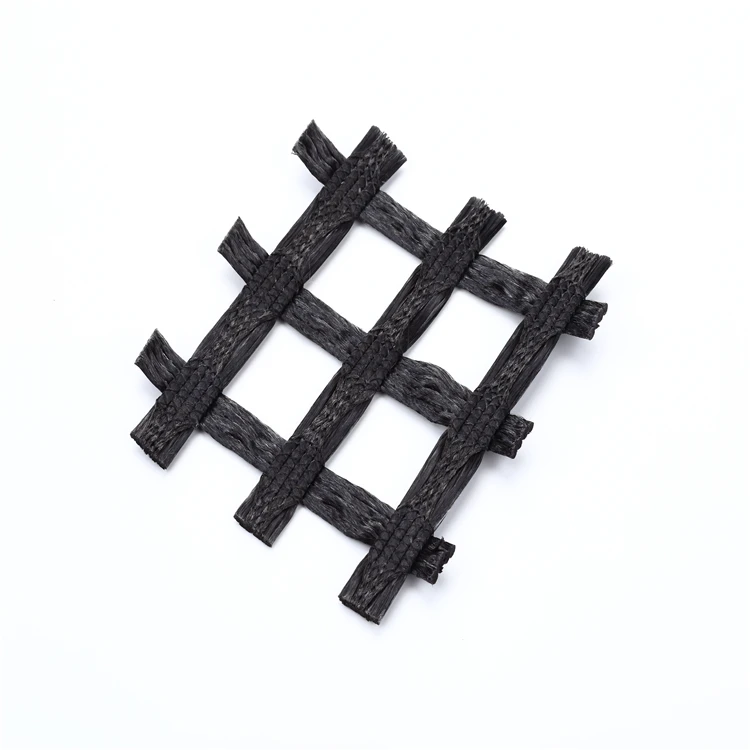 Geogrid manufacturers sell pp plastic, glass fiber and pet polyester biaxial geogrid for mine and road foundation reinforcement
