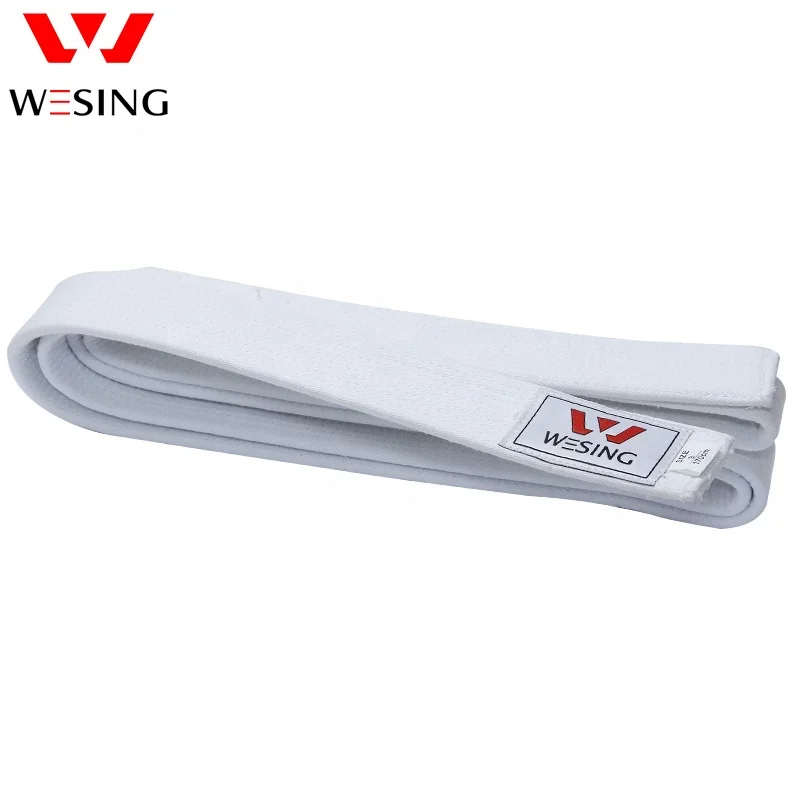 Wesing WT Approved Black Belt Taekwondo Uniform Mini White Blank Belts Boxing Equipment