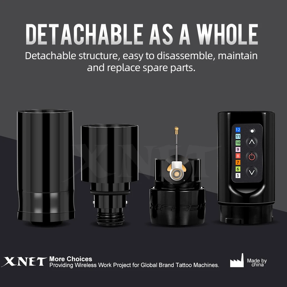 XNET F L U X Powerful Coreless Motor 4mm Stroke Professional Wireless Tattoo Machine Pen for Tattoo Artist Body Art