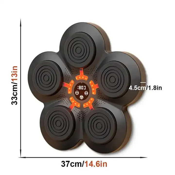 Boxing Punching Pads Machine Focus Training With Smart Electronic Wall Target With Music