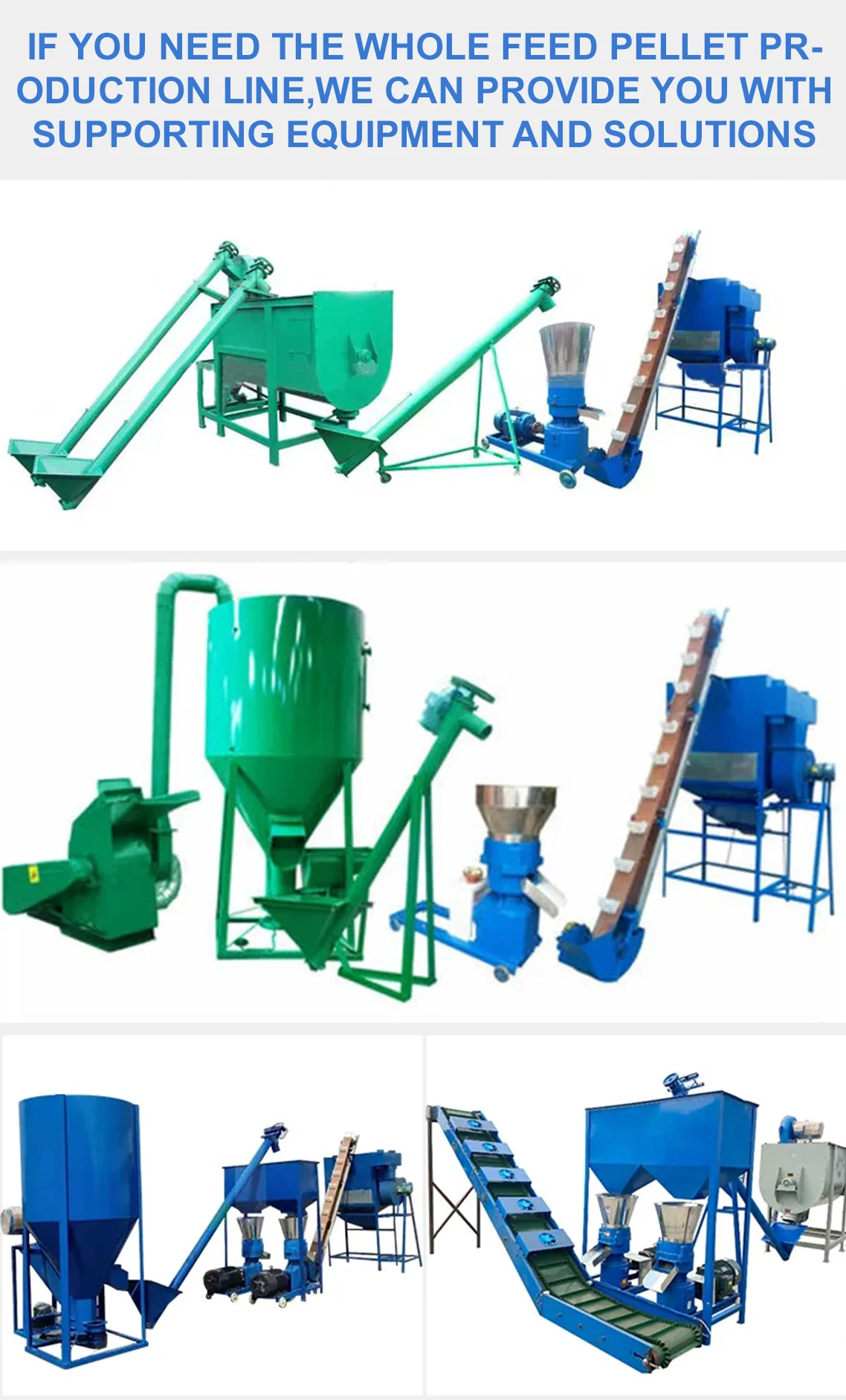high performance animal feed machine processing home use feed processing machinery for cattle and sheep feed