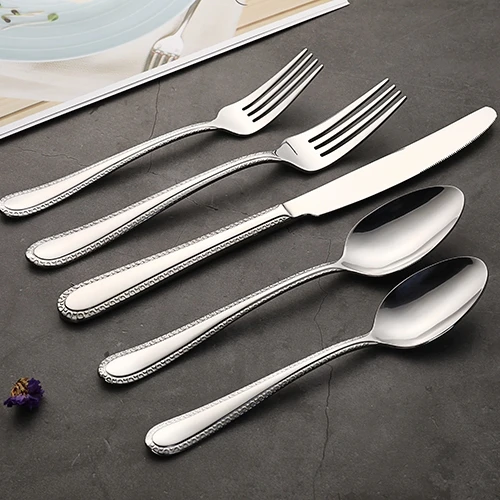 Factory Direct Hotel Knife And Fork Set Spoon Stainless Steel Cutlery Dinner