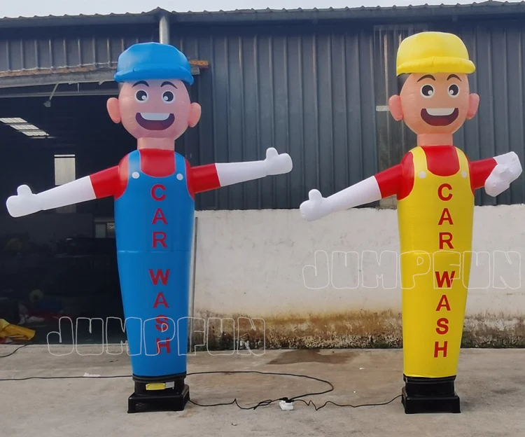 Автомойка воздушная танцовщица 3 м высокая надувная волна ручная по индивидуальному заказу
