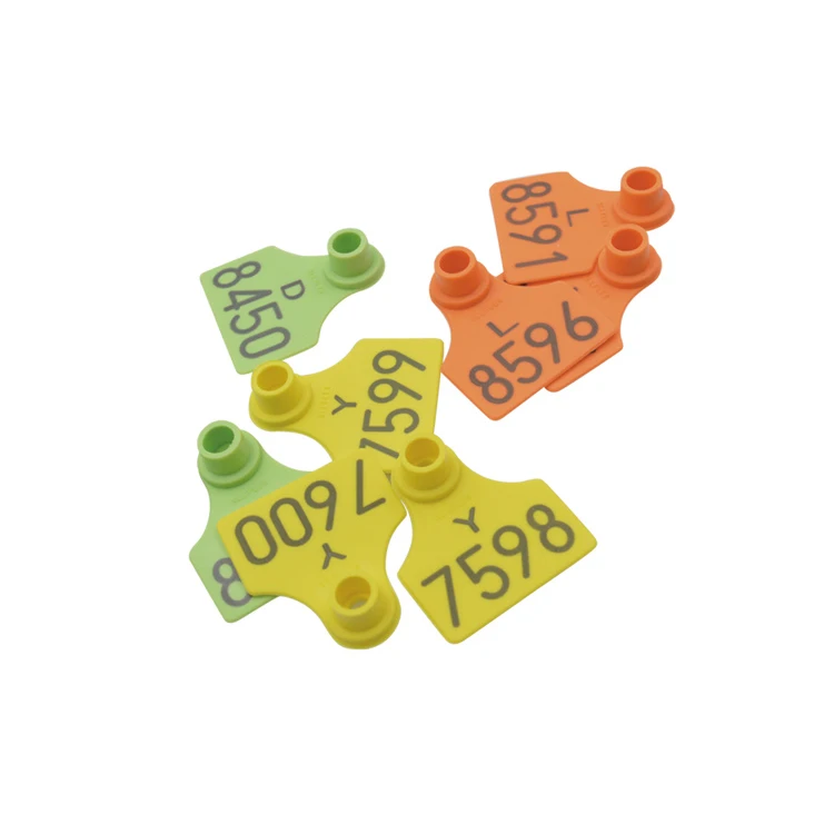 Sheep Pig Cattle Cow Ear Tag  Livestock Identification Number Marker Calf Horse Camel TPU Ear Tags