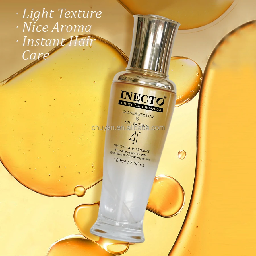 Light Texture Hair Growth Essence Anti Hair Loss UV Protect Anti Frizz Curl Define INECTO Hair Oil Serum 100ML