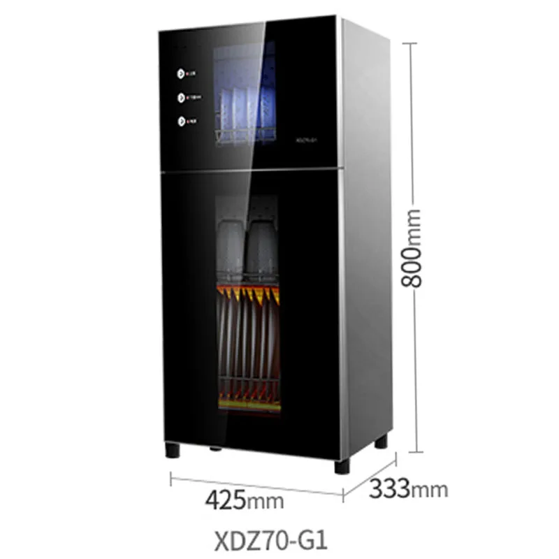 
 Шкаф для дезинфекции бытовой Небольшой Вертикальный Настольный двухдверный высокотемпературный кухонный коммерческий шкаф для дезинфекции 700  
